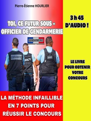 cover image of TOI, CE FUTUR SOUS-OFFICIER DE GENDARMERIE